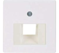 Hager - Piastra centrale connessione UAE Bianco pile