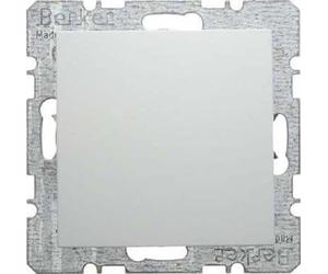 Hager - Placca di copertura con accessori Garra S1/B1/B3/B7 Bianco pile