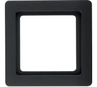 Hager q.1 - Cornice 1 modulo antracite e velluto