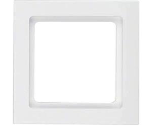 Hager Q.3 - Cornice 1 elemento bianco pile e velluto