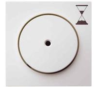 Hager S1 - Placca con pulsante per pulsante Timer lucido bianco pile