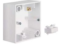 Hager S1 - Socket 1 elemento bianco polare lucido