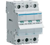 Hager SBN363. Corrente nominale: 63 A, Tensione della bobina (max): 440 V. Modulo Quantità (max): 3 Modulo (E), Tipo di protez NEW