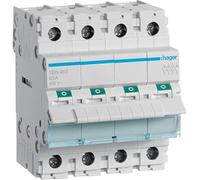 Interruttore Di Manovra - Sezionatore 4 Poli 63 A 400 V Ac 4 M. Din Hager SBN463