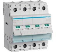 Interruttore Di Manovra - Sezionatore 4 Poli 63 A 400 V Ac 4 M. Din Hager SBN463