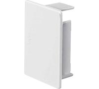 Hager Sistemas M54039010 Coperchio finale in PC/ABS, per Canali LF4006009010, Bianco Neve (RAL9010)