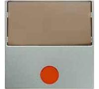 Hager - Tasto 5 lenti + etichette S-B alluminio opaco