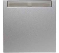 Hager - Tasto con porta Rotulo per interruttore B1/B7 alluminio