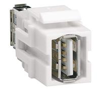 Hager VZ20US - Modulo di montaggio USB 2.0 Keystone