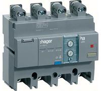 Hager x250 - Blocco differenziale per x250 4 poli 160a regolabile montaggio inferiore