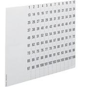 Hager ZZ90C - White - Square - Black on white - Universal - Paper - 297 mm