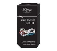 HAGERTY Fine Stones Cloth 36 x 30 cm I Panno per gioielli in cotone impregnato I Efficiente panno per lucidare gioielli set di gioielli con smeraldi, perle, opali, coralli turchese