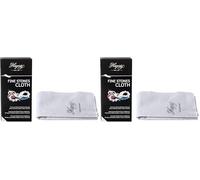 Hagerty Fine Stones Cloth panno pulente per gioielli 36x30 cm I panno di cotone imbevuto per gioielli I efficace panno lucidante per gioielli con smeraldi, perle, opali, coralli, turchesi