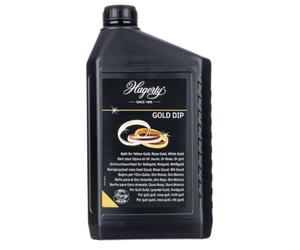 Hagerty Gold Dip, bagno detergente oro 2L, giallo/bianco/rosa/rosso | Detergente per gioielli d'oro per una nuova brillantezza e splendore