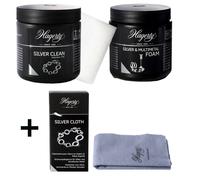 HAGERTY Set Detergenti Argento Silver Clean + Silver Foam + Silver Cloth