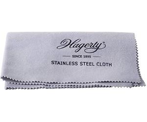 Hagerty - Stainless Steel Water Cloth - Tessuto impregnato appositamente sviluppato per pulire e mantenere gli orologi e gli accessori in acciaio Maxi Lucido - 1 pezzo