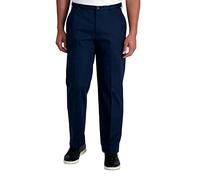 Haggar - Pantaloni casual da uomo Blu marino scuro W34 / L34