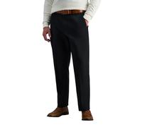 Haggar Premium No Iron Khaki Classic Fit Flat Front Casual Pant (Regular And Big & Tall Sizes) Pantaloni, Cachi, 42W x 30L Uomo