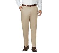 Haggar - Work To Weekend Hidden Expandable Waist Classic Fit Flat Front Pant, Pantaloni da Lavoro per Il fine Settimana nascosti espandibili in Vita Classica con Parte Anteriore Piatta Uomo