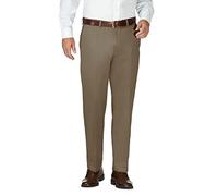 Haggar - Work To Weekend Hidden Expandable Waist Classic Fit Flat Front Pant, Pantaloni da Lavoro per Il fine Settimana nascosti espandibili in Vita Classica con Parte Anteriore Piatta Uomo