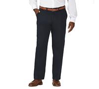 Haggar - Work To Weekend Hidden Expandable Waist Classic Fit Flat Front Pant, Pantaloni da Lavoro per Il fine Settimana nascosti espandibili in Vita Classica con Parte Anteriore Piatta Uomo