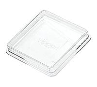 haggiy 6313V-Q60 Piedini per mobili, Trasparente, (INN) 60x60mm | (AUß) 70x70mm