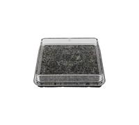 Haggiy 6343V-Q60 - Set di 4 tazze antiscivolo per mobili, 60 x 60 mm, colore: grigio, 60 x 60 mm