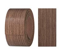 haggiy - Bordatura in melamina con colla a fusione, 40 mm x 5 m | Bordatura da stirare per mensole e pannelli | Nastro per bordi - Decorazione: Legno Tabac