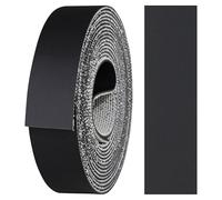haggiy bordo in ABS con adesivo termofusibile 22 mm x 2,5 m - nastro per bordi premium extra resistente da applicare a caldo su pannelli e mensole per mobili - decoro: Nero Premium-Matt