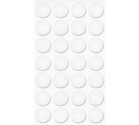 haggiy Cappucci di copertura autoadesivi per mobili - copertura per viti e fori - cappucci protettivi per mobil - Ø14 mm - 25 pezzi - intonaco per mobili (liscio nero)