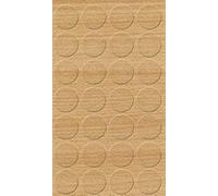 haggiy Cappucci di copertura autoadesivi per mobili - copertura per viti e fori - cappucci protettivi per mobil - Ø14 mm - 25 pezzi - intonaco per mobili (noce scuro)