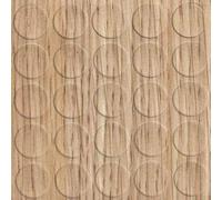 haggiy Cappucci di copertura autoadesivi per mobili - copertura per viti e fori - cappucci protettivi per mobil - Ø20 mm - 28 pezzi - intonaco per mobili (Quercia Lindberg/Milano)