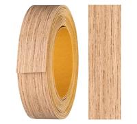 haggiy nastro per bordi autoadesivo in melammina 18 mm x 5 m I nastro per bordi I per mobili tenuta sicura senza allungamento I bordo impiallacciato per ripiani/pannelli in legno quercia