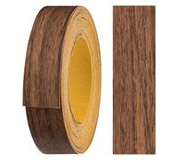 haggiy nastro per bordi autoadesivo in melammina 18 mm x 5 m I nastro per bordi I per mobili tenuta sicura senza allungamento I bordo impiallacciato per ripiani/pannelli in legno noce color macchiato