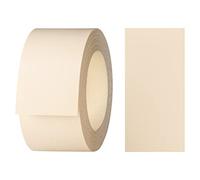 haggiy - Nastro per bordi in melamina con colla a fusione, 40 mm x 5 m | Nastro da stirare per mensole e pannelli | Bordo decorativo: beige