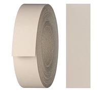 haggiy Pattumiera per bordi in melamina con colla a fusione, 21 mm x 5 m, per mensole e pannelli, nastro per bordi, decorazione: beige grigio