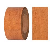 haggiy Pattumiera per bordi in melamina con colla a fusione, 40 mm x 5 m, per mensole e pannelli, nastro per bordi, decorazione: faggio scuro