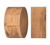 haggiy Secchio per bordi in melamina con colla a fusione, 40 mm x 5 m, per mensole e pannelli, nastro per bordi, decorazione: rovere Wotan