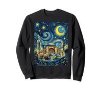 Hagia Sophia Istanbul Notte Stellata Arte Storia Presente Felpa