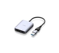 Hagibis Adattatore USB 3.0 o USB-C a doppio HDMI per Mac & Windows, convertitore MST doppio monitor, display tripla per chip Apple M1/M2/M3, splitter HDMI per MacBook Pro Air Mac mini Studio