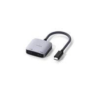 Hagi dattatore USB-C per Occhiali AR, Ricarica e Gioca, 8K, max. 100W | Adattatore USB-C per occhiali AR: uscita video 8K@60Hz e ricarica PD fino a 100W nello stesso momento, con corpo in alluminio