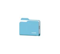 Hagi lloggiamento SSD, stile cartella USB 3.2 Gen2 10Gbps a NVMe PCI-E M.2 SSD case, M.2 custodia per disco rigido esterno per MacBook, laptop, iPad, Android, iPhone 17 Pro Max (solo blu 2230)