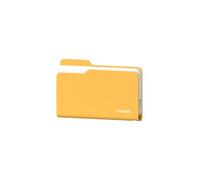 Hagi lloggiamento SSD, stile cartella USB 3.2 Gen2 10Gbps a NVMe PCI-E M.2 SSD Case, M.2 custodia per disco rigido esterno per MacBook, laptop, iPad, Android, iPhone 17 Pro Max (giallo 2230-2280)