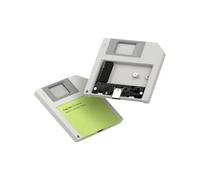 Hagi lloggiamento SSD, stile floppy disk USB 3.2 Gen2 10Gbps a NVMe PCI-E M.2 2230/2242 SSD Case, M.2 custodia per disco rigido esterno per MacBook Laptop iPad Android iPhone 17 Pro Max (verde)
