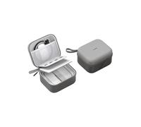 Hagi ustodia da viaggio organizer elettronica per Mac mini M4/M4 Pro 2024, custodia portatile per cavo, caricabatterie, scheda SD, mouse, chiavetta USB (grigio)