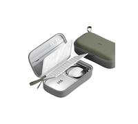 Hagi ustodia da viaggio per Mac Mini M4/M4 Pro 2024, custodia portatile impermeabile per cavo, caricabatterie, docking station, power bank, scheda SD, mouse, chiavetta USB (verde)