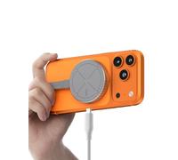 Hagi ustodia magnetica M.2 2230 NVMe SSD con Magsafe per iPhone 15 Pro Max ProRes, USB C 3.2 Gen2 Type-C 10Gbps a NVMe PCI-E, custodia SSD esterna in alluminio per MacBook, iPad Pro, Android