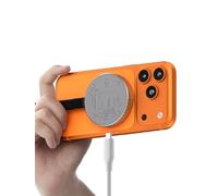 Hagi ustodia magnetica M.2 2230 NVMe SSD con Magsafe per iPhone 16 15 Pro Max ProRes, USB C 3.2 Gen2 10Gbps a NVMe, custodia SSD esterna in alluminio per MacBook, iPad Pro, Android (MC100 Lite)