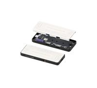 Hagibis M.2 NVMe SSD Enclosure, Write Protect USB C 3.2 Gen2 10Gbps a M.2 esterno Hard Drive Enclosure con 100W PD, USB2.0, Super-condensatore per iPhone 16 15 Pro Max MacBook Pro (bianco nero)