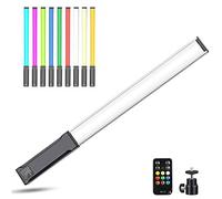 Hagibis RGB Handheld LED Video Light Wand Stick Photography Light 9 colori,con batteria ricaricabile incorporata e telecomando1000 lumen regolabile 3200K-5600K, adattatore hot shoe incluso